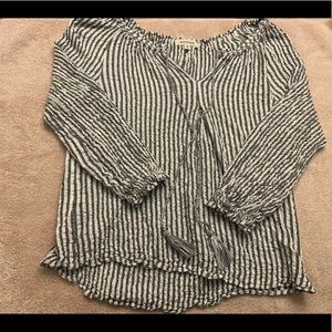 ⭐️Max Studio Stripped Blouse